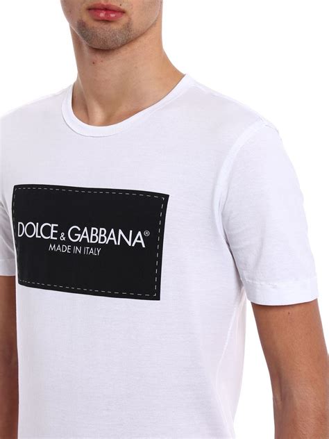 t shirt uomo elasticizzate dolce gabbana|dolce & gabbana shirt men's.